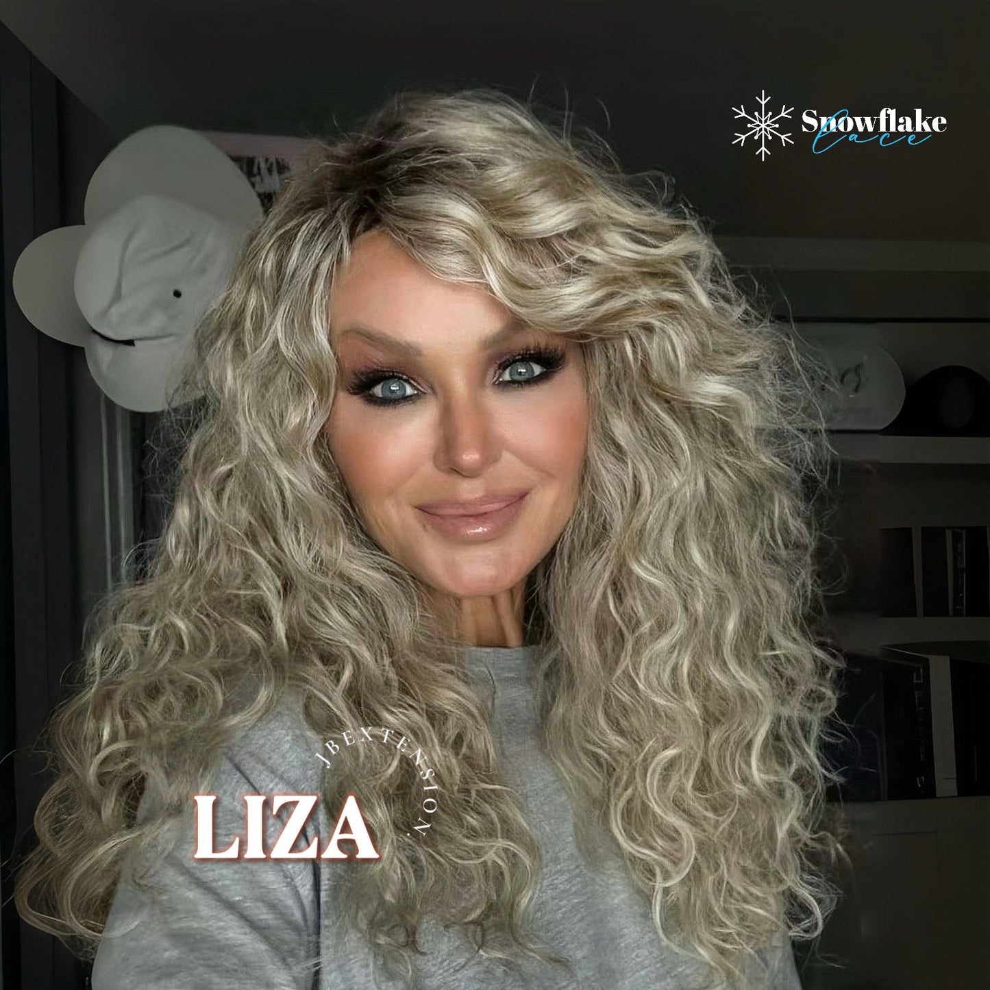 [PRE-ORDER] Get the Influencer Look with Deep Curly Blonde  LIZA SNOWFLAKE