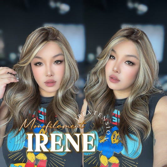 [PRE-ORDER] JBEXTENSION IRENE MONO Monofilament Handmade Wig 6X5 Full Monofilament Hand Tied Top Wig 19 Inches Hazelnut Curly Mono Lace Wig With Anti-slip Silicone Strips Glueless Wig IRENE MONO【BENDY EAR TABS】