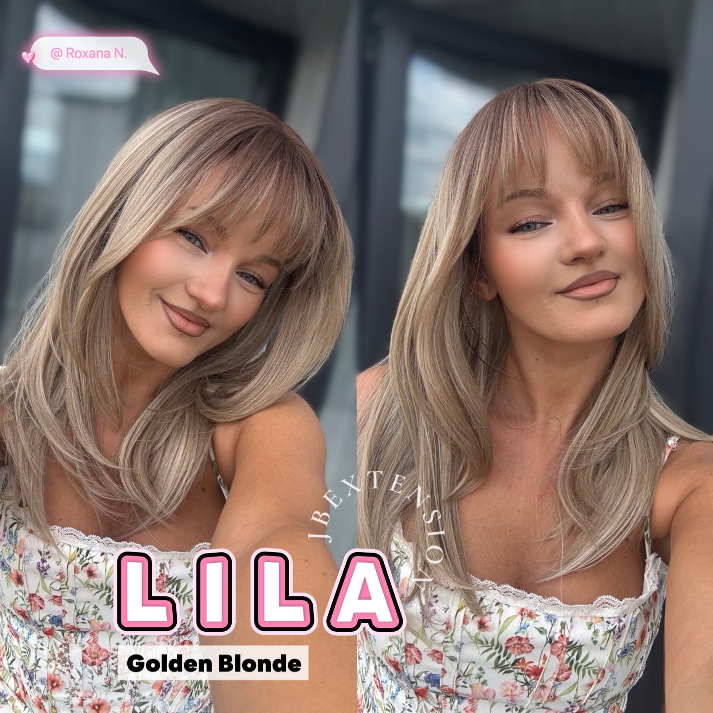 Get this Influencer Look with Hard Silky Top LILA GOLDEN BLONDE