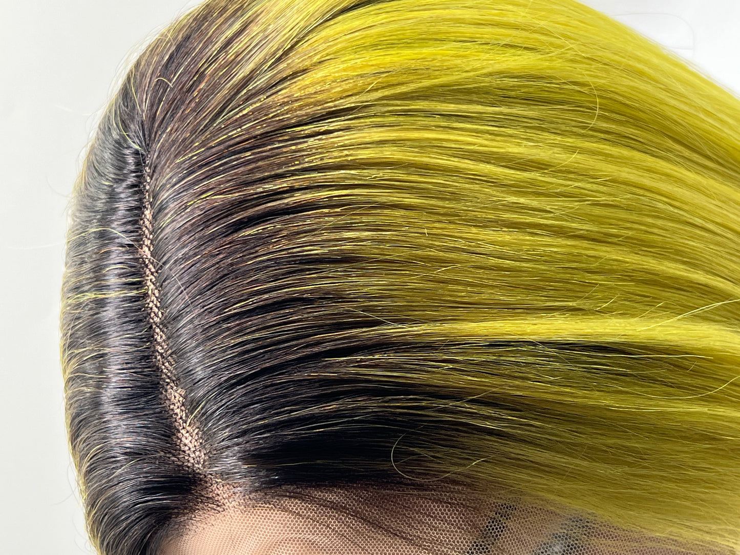 JBEXTENSION 12 Inches Bob Cut Frontlace Real Huaman Hair Crazy Color Wig PANDORA-MIMOSA