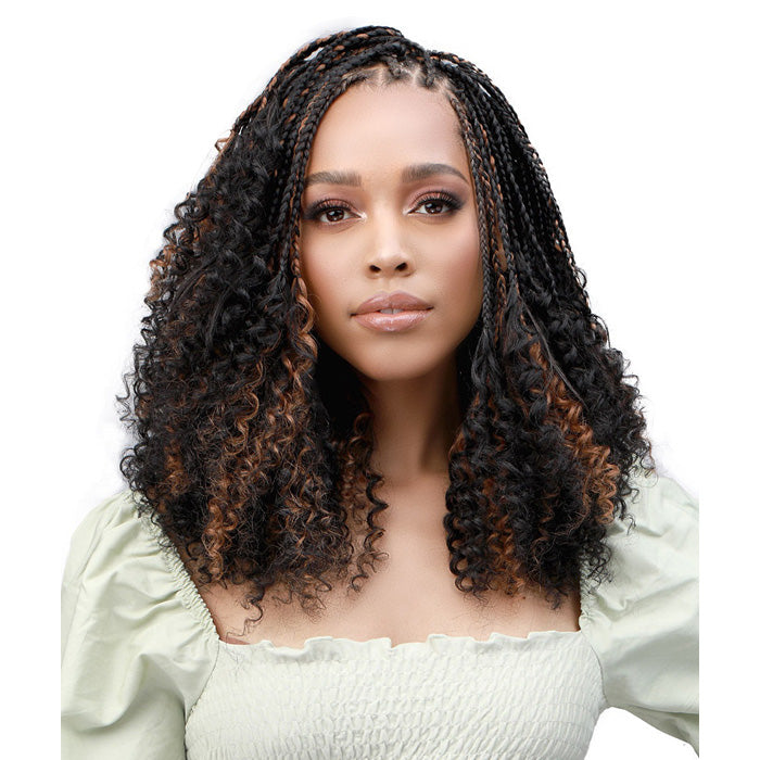 Bobbi Boss Pre-Feathered Braid - 3X KT KINKY 3C CURLY TIP 12"