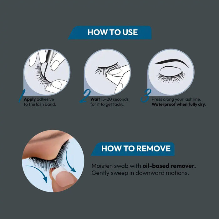 Kiss I-Envy Super Strong Waterproof  Eyelash Adhesive - CLEAR