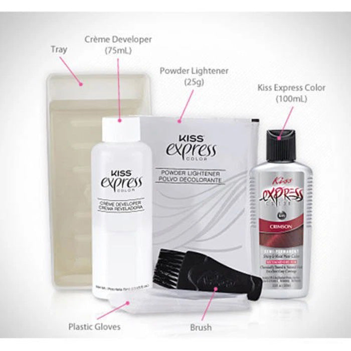 Kiss Colors Express Complete Hair Color Kit