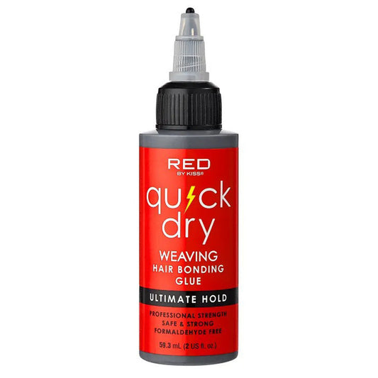 Red by Kiss Quick Dry Weaving Hair Bonding Glue Ultimate Hold (2 Oz / 4 Oz)