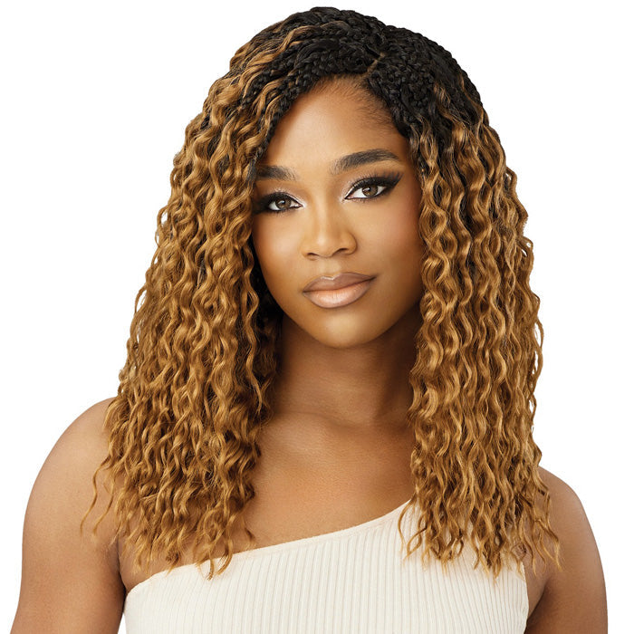 Outre X-Pression Twisted Up Pre-Loop Crochet Braid - BOHO WET & WAVY VIBE BEACH BRAID 14 3X