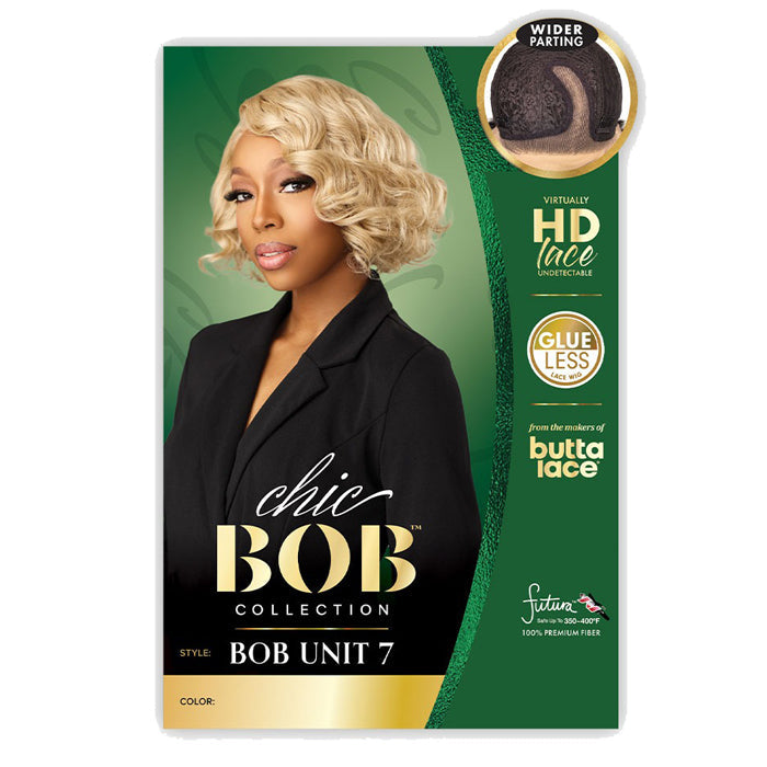 Sensationnel Butta Lace Chic Bob Glueless 5" Deep HD Lace Parting Front Wig - BOB UNIT 7
