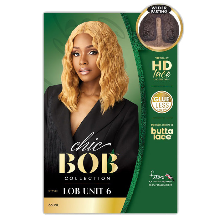 Sensationnel Butta Lace Chic Bob Glueless HD Lace Front Wig - LOB UNIT 6