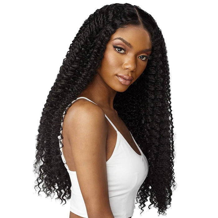 Sensationnel Butta Lace Wet and Wavy Glueless Human Hair Blend HD Lace Front Wig - W&W WATER WAVE 26