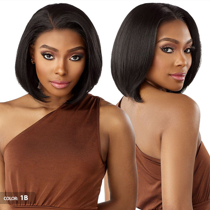Sensationnel What Lace Human Hair Blend 13x6 HD Lace Front Wig - DAYANA 12"