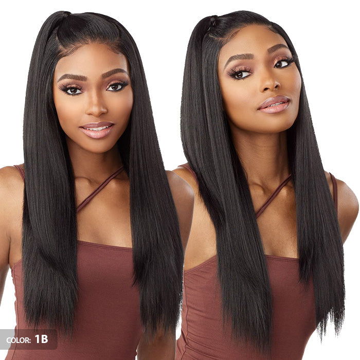 Sensationnel What Lace Human Hair Blend 13X6 HD Lace Front Wig - MARIELLA 26"