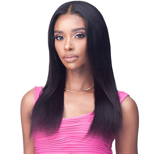 Bobbi Boss 100% Unprocessed Human Hair 13x4 Pre-Plucked HD Lace Front Wig - MHLF553 IMANI 22"