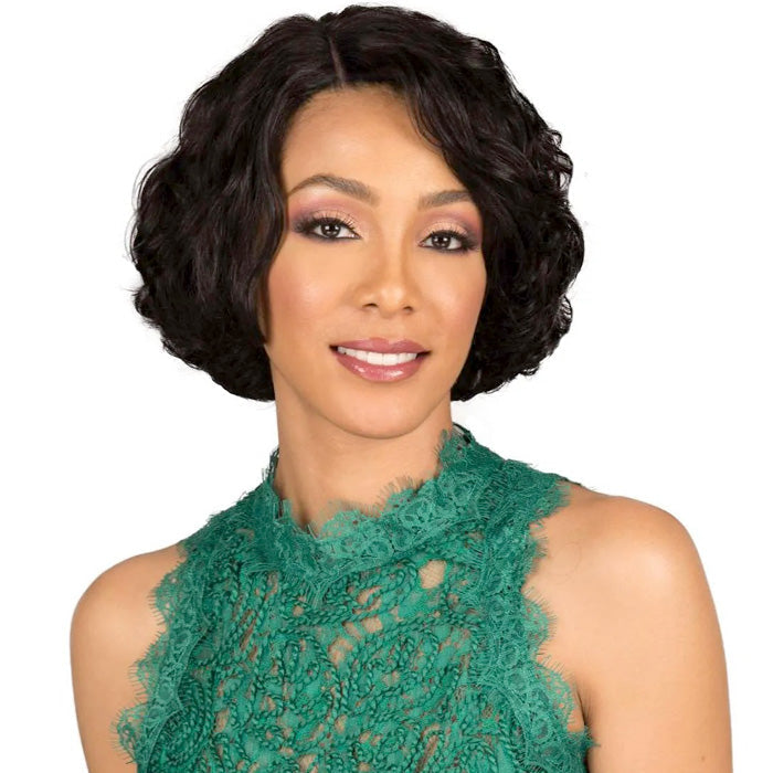 Bobbi Boss 100% Unprocessed Human Hair Lace Part Wig MHLP0001 EZRA