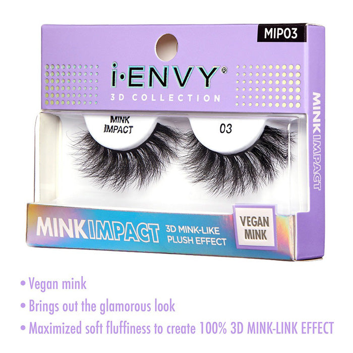 iENVY By Kiss 3D Collection Mink-Like Lashes - MINK IMPACT