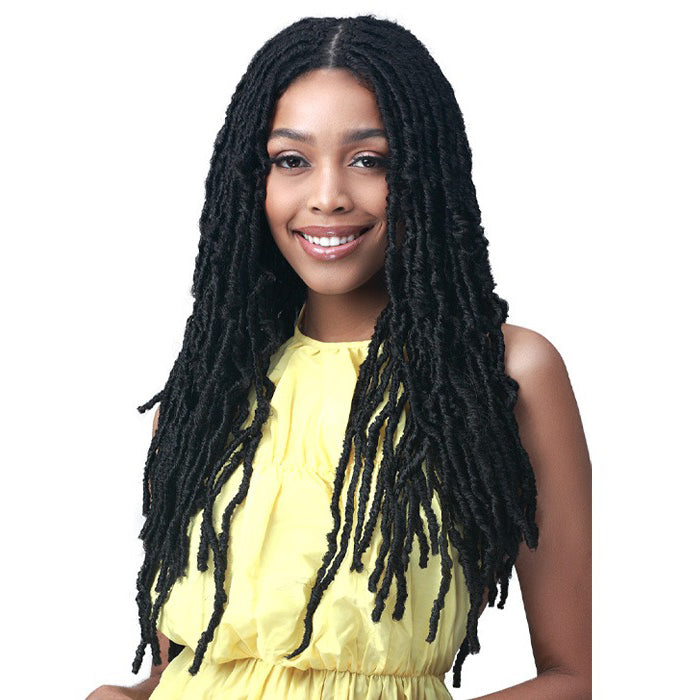 Bobbi Boss Braided HD 4.5" Deep Lace Part Front Wig - MLF618 NU LOCS 24"