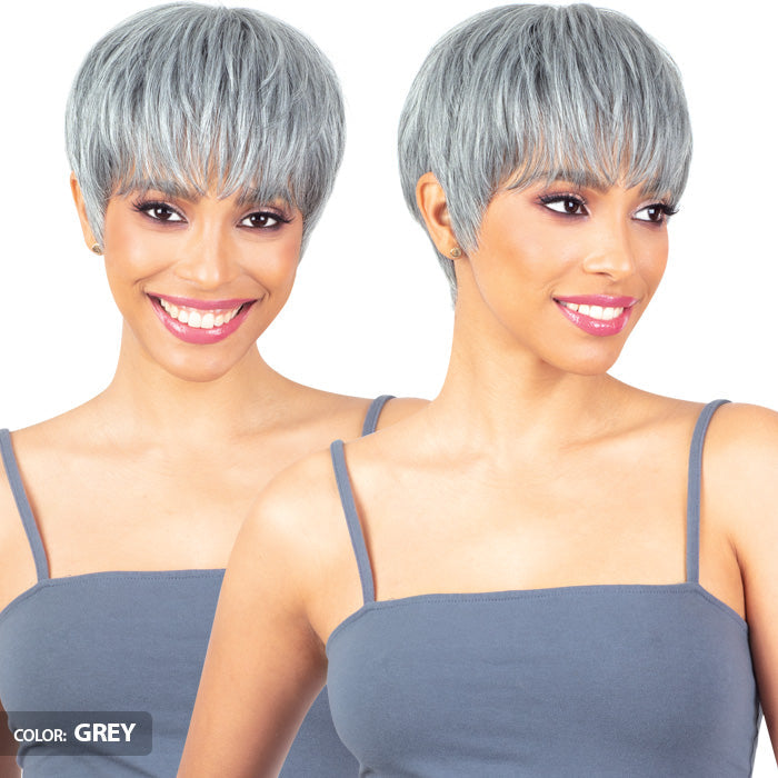 Model Model Clair Human Hair Blend Full Wig - BB-009