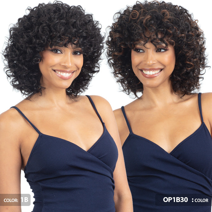 Model Model Clair Human Hair Blend Full Wig - BB-011