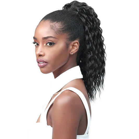 Bobbi Boss Human Hair Blend Tress Up Ponytail BRAZILIAN WAVE 14" - 18"