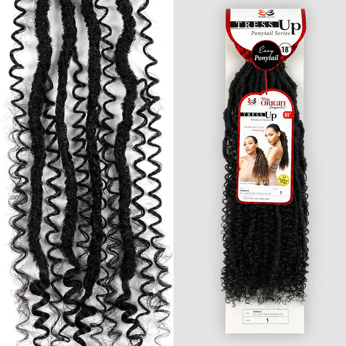 Bobbi Boss Miss Origin Tress Up Easy Ponytail - MOD042 NU LOCS WATER BOHO 18"