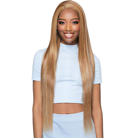 Bobbi Boss Miss Origin Super X Glueless Human Hair Blend 13x6 HD Lace Front Wig - MOGL301 DAHLIA