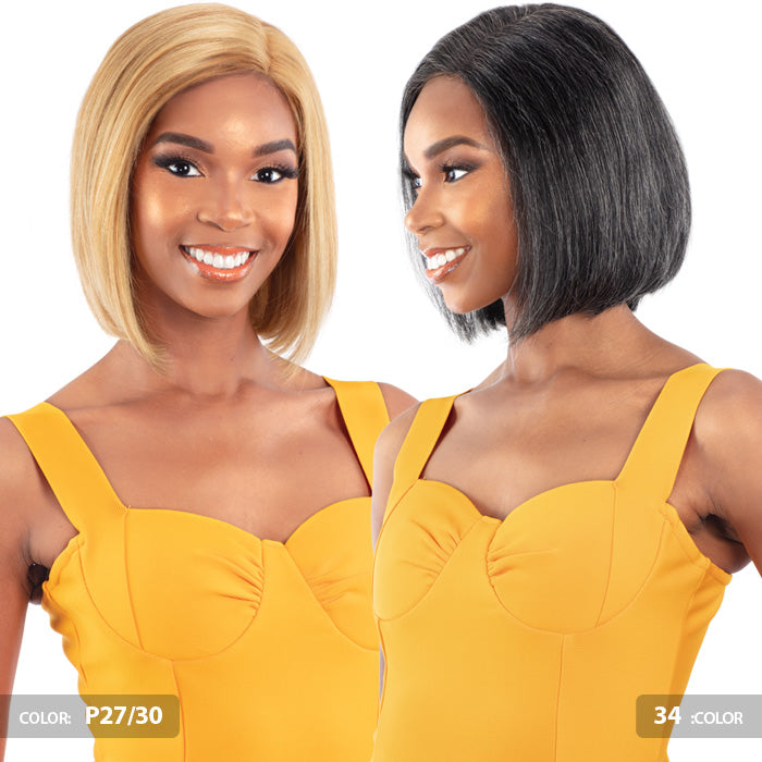 Model Model Dream Weaver 100% Human Hair Glueless 5" HD Lace Part Wig  - STRAIGHT BOB 10"