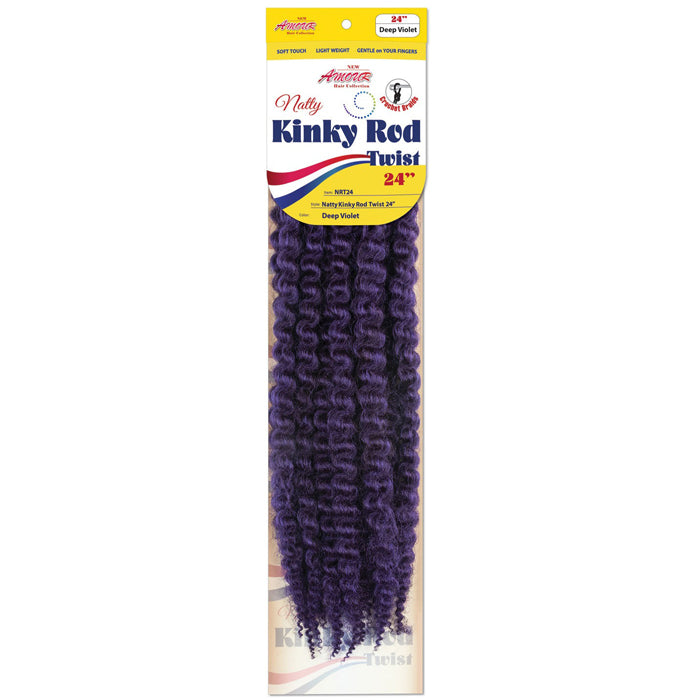 Amour Natty Crochet Braids - KINKY ROD TWIST 24"