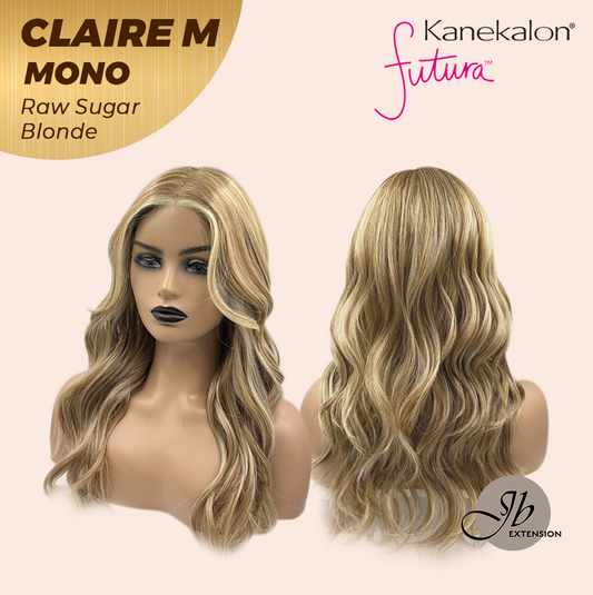 [PRE-ORDER] JBEXTENSION CLAIRE MONO RAW SUGAR BLONDE Partial Monofilament Wig 22 Inches Raw Sugar Blonde Partial Mono Lace Glueless Wig CLAIRE MONO RAW SUGAR BLONDE【BENDY EAR TABS】