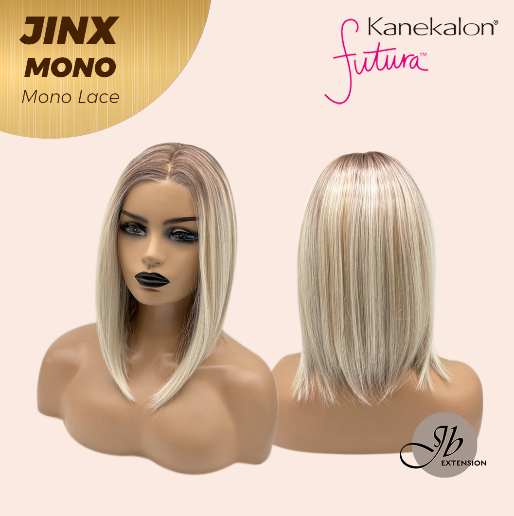 [PRE-ORDER] JBEXTENSION JINX MONO Monofilament Handmade Wig 6X5 Full Monofilament Hand Tied Top Wig 12 Inches Blonde Mono Lace Wig With Anti-slip Silicone Strips Glueless Wig JINX MONO【BENDY EAR TABS】