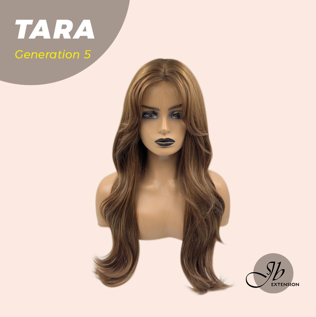 JBEXTENSION GENERATION FIVE 25 Inches Mocha Brown Curly Wig TARA G5
