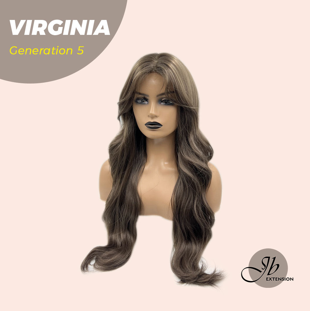 JBEXTENSION GENERATION FIVE 26 Inches Curly Cold Brown Wig VIRGINIA G5