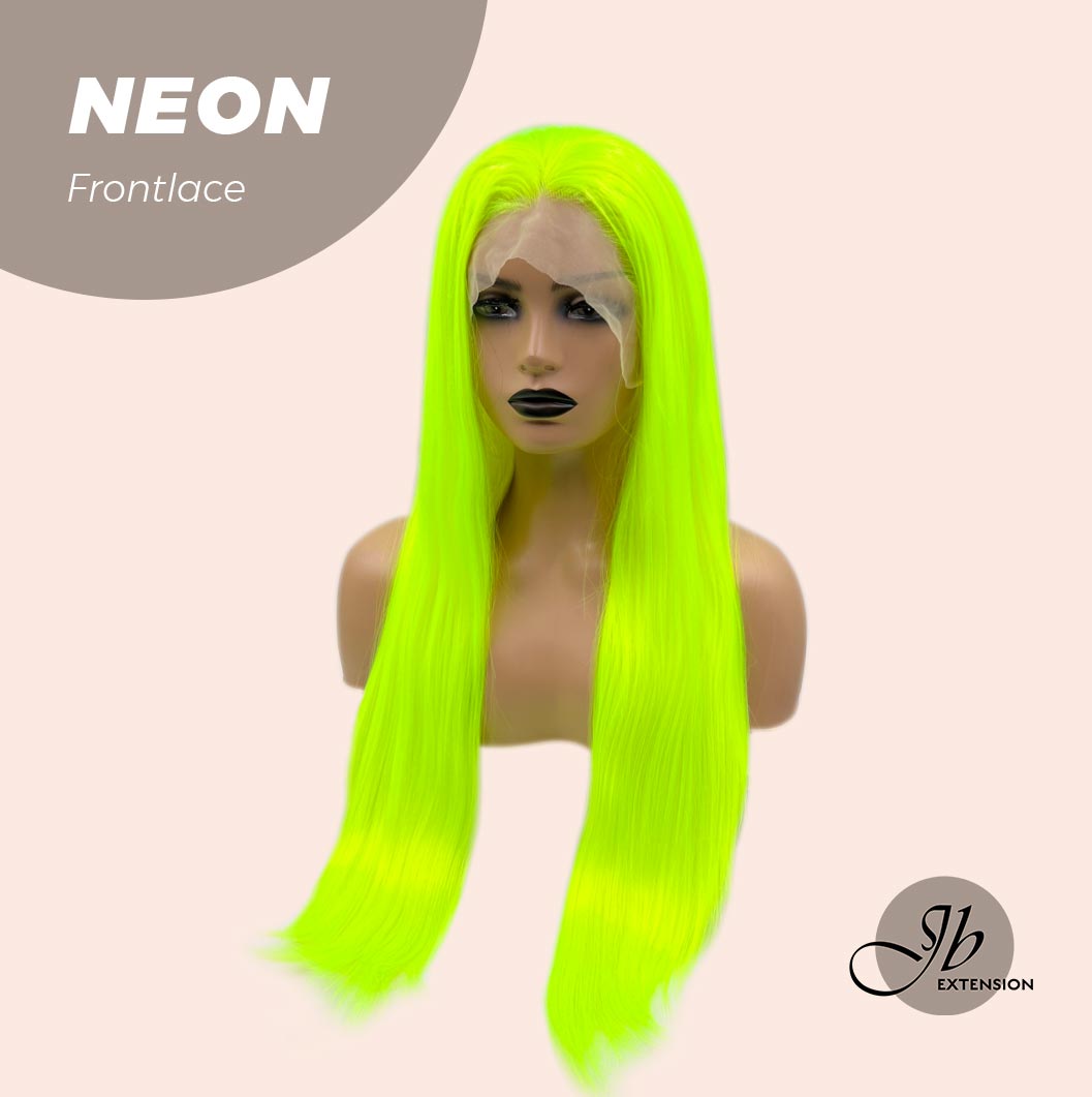 JBEXTENSION 26 Inches Neon Color Frontlace Glueless Wig NEON (FREE PARTING)
