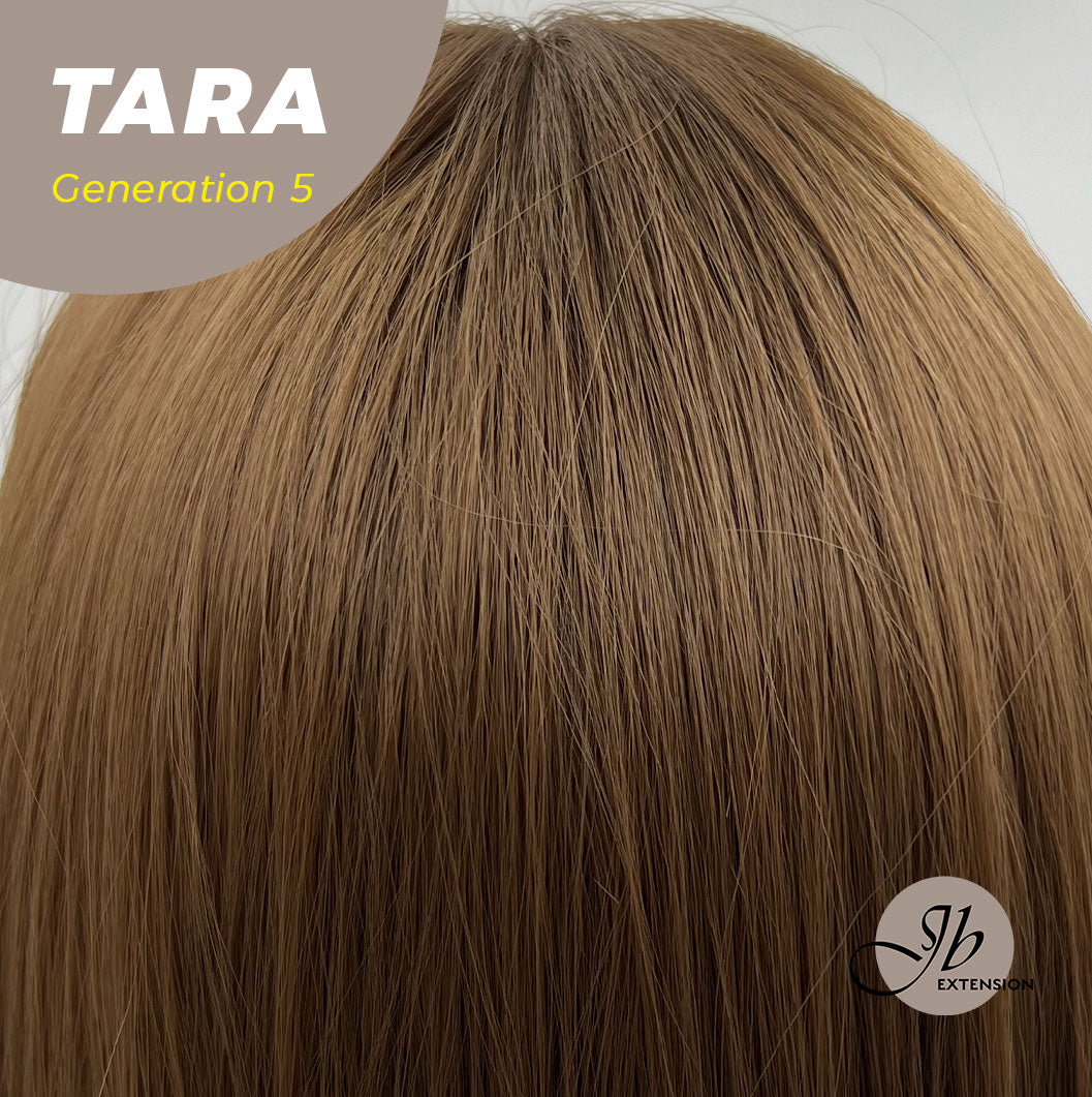 JBEXTENSION GENERATION FIVE 25 Inches Mocha Brown Curly Wig TARA G5