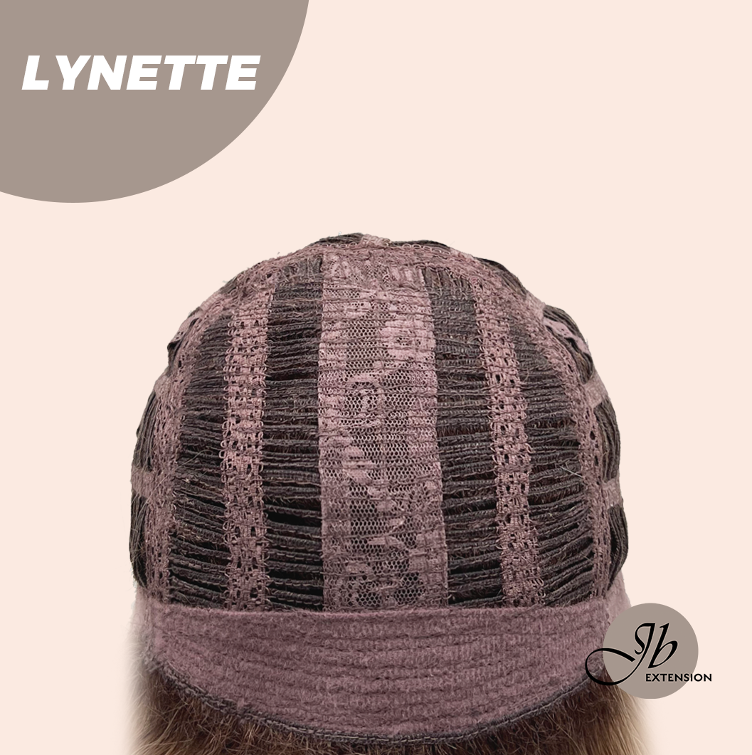 JBEXTENSION 14 Inches Honey Blonde Women Fashion Full Machine Wig LYNETTE【PLUS PERMATEASE】【BENDY EAR TABS】