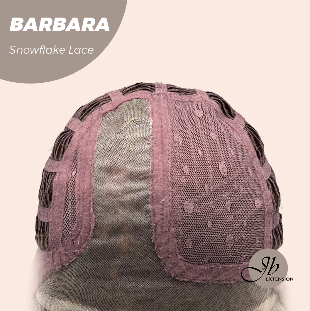 [PRE-ORDER] JBEXTENSION 12 Inches Blonde Curly Pre-Cut Side Part Snowflake Lace Frontlace Glueless Wig BARBARA【BENDY EAR TABS】