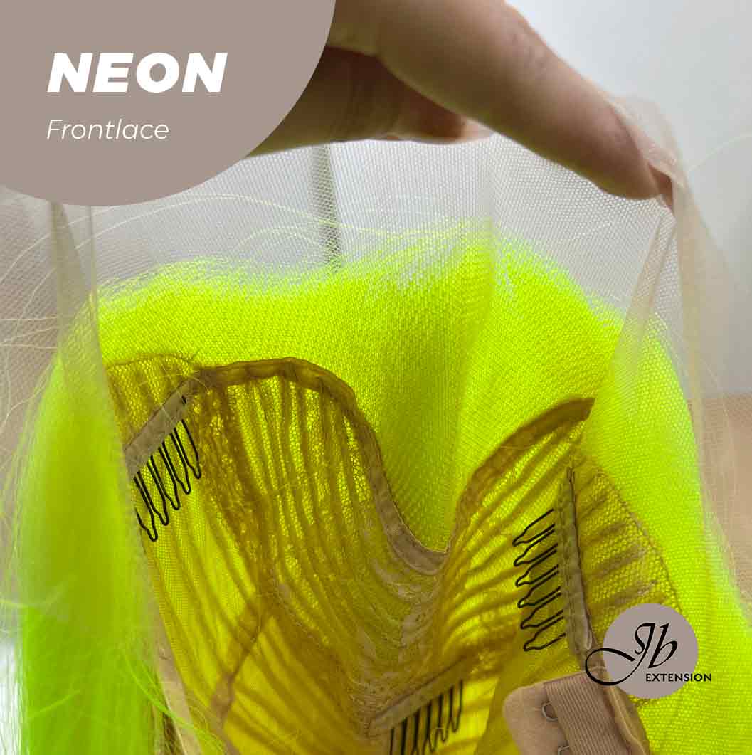 JBEXTENSION 26 Inches Neon Color Frontlace Glueless Wig NEON (FREE PARTING)