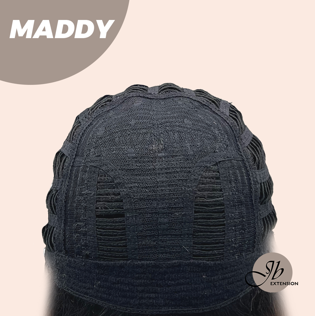 JBEXTENSION 18 Inches Ash Brown Women Fashion Full Machine Wig MADDY【PLUS PERMATEASE】【BENDY EAR TABS】