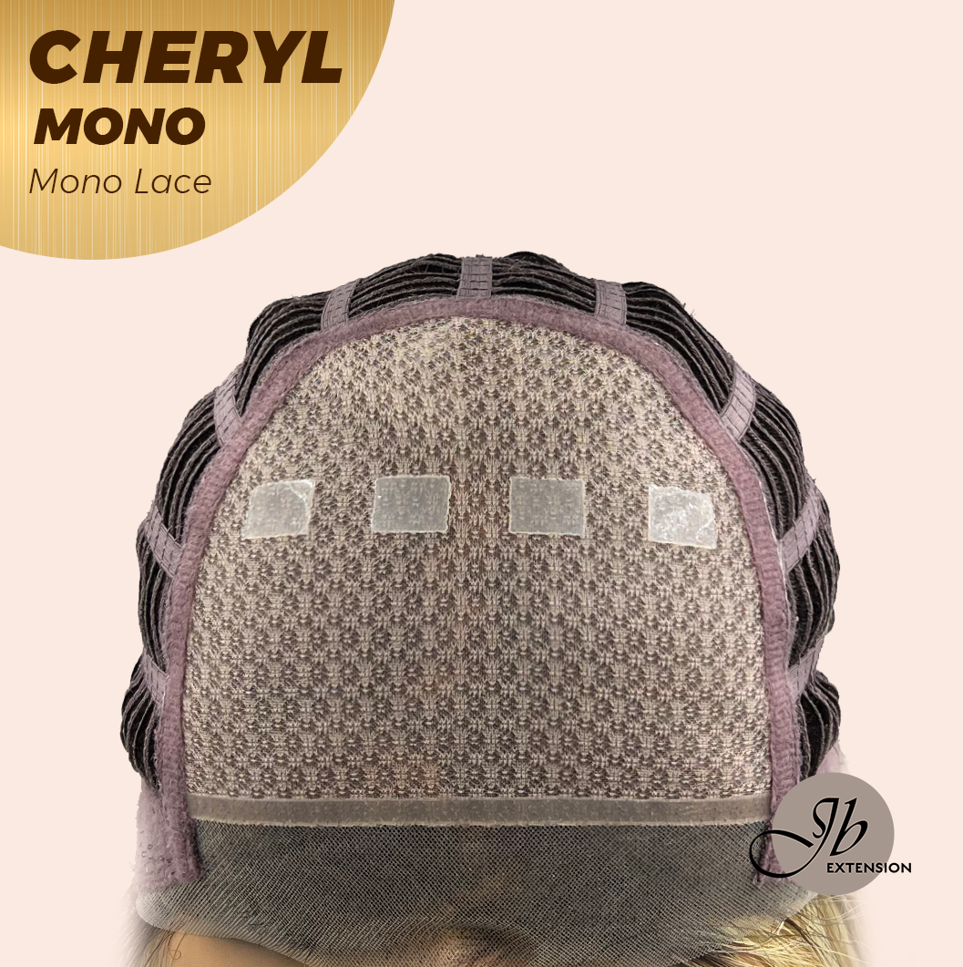 JBEXTENSION CHERYL MONO Monofilament Handmade Wig 6X5 Full Monofilament Hand Tied Top Wig 22 Inches Blonde Mono Lace Wig With Anti-slip Silicone Strips Glueless Wig CHERYL MONO【BENDY EAR TABS】