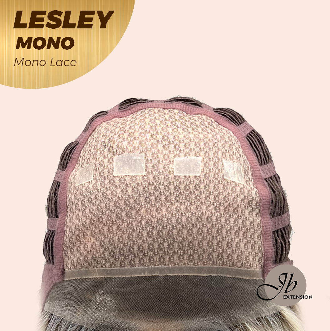 JBEXTENSION LESLEY MONO Monofilament Handmade Wig 6X5 Full Monofilament Hand Tied Top Wig 10 Inches Silver Curly Mono Lace Wig With Anti-slip Silicone Strips Glueless Wig LESLEY MONO【BENDY EAR TABS】
