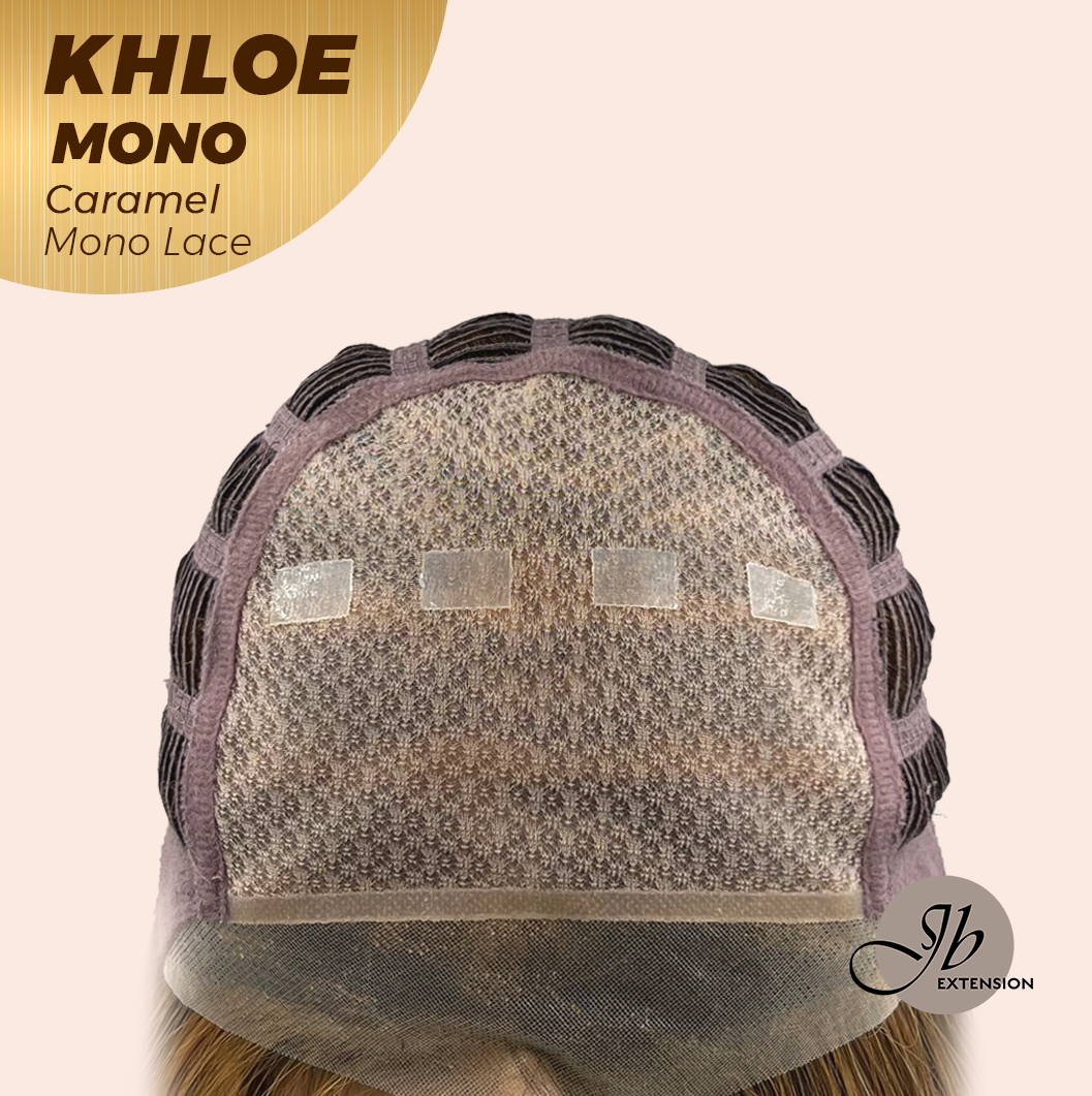 [PRE-ORDER] JBEXTENSION KHLOE MONO CARAMEL Monofilament Handmade Wig 6X5 Full Monofilament Hand Tied Top Wig 12 Inches Bob Cut Caramel Mono Lace Handmade Futura Fiber Wig With Anti-slip Silicone Strips Glueless Wig KHLOE MONO CARAMEL【BENDY EAR TABS】