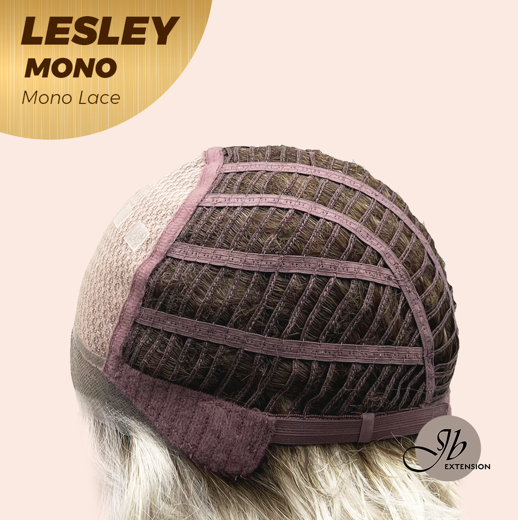 JBEXTENSION LESLEY MONO Monofilament Handmade Wig 6X5 Full Monofilament Hand Tied Top Wig 10 Inches Silver Curly Mono Lace Wig With Anti-slip Silicone Strips Glueless Wig LESLEY MONO【BENDY EAR TABS】