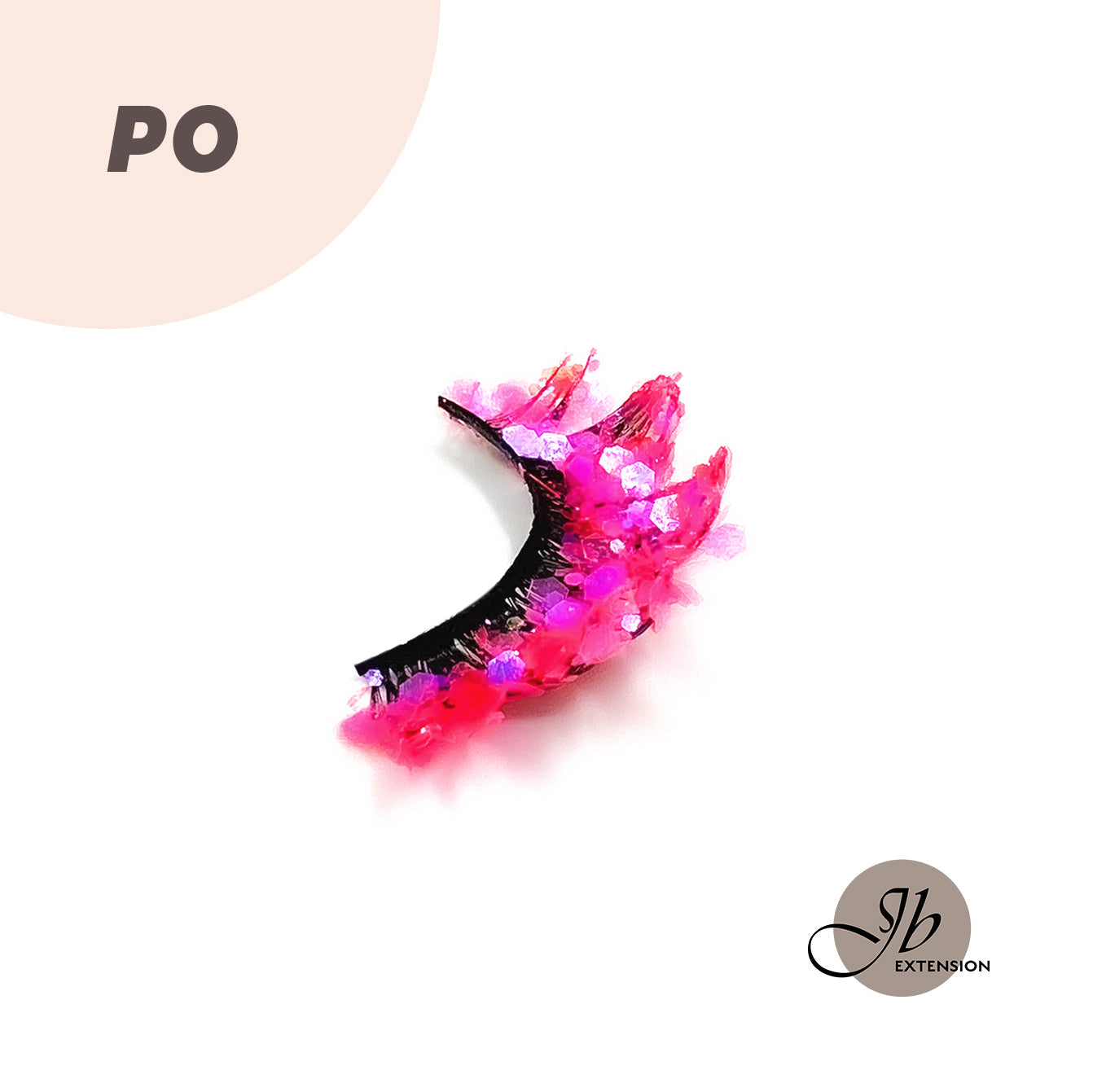 3D Color Luminous Fluffy Eyelashes PO teletubbies