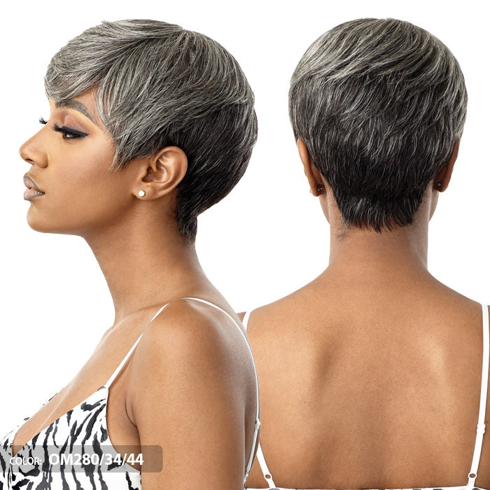 Outre Fab & Fly Gray Glamour 100% Human Hair Full Wig - HH-ASHA