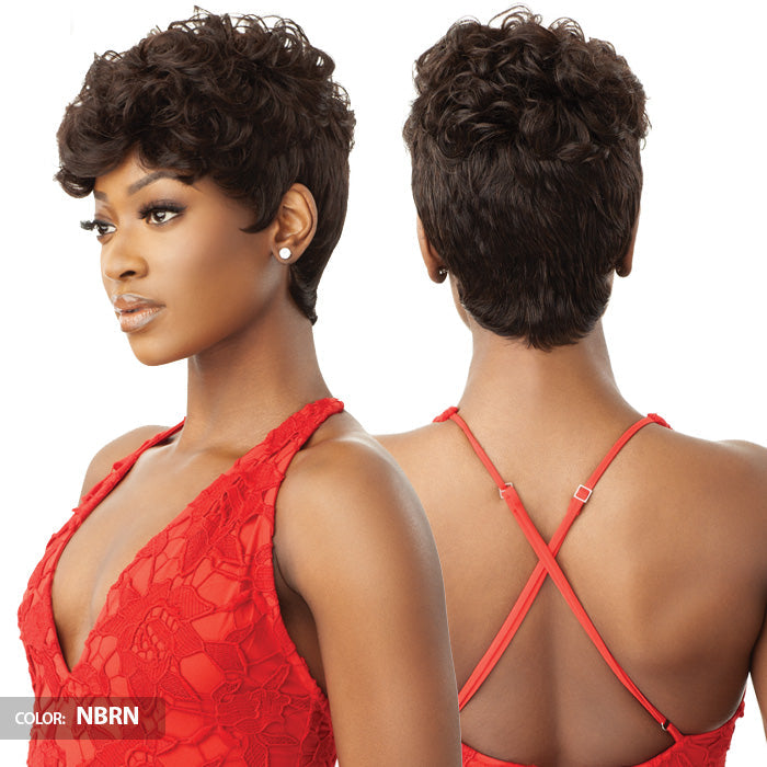 Outre Fab & Fly 100% Unprocessed Human Hair Full Cap Wig - HH LYRA