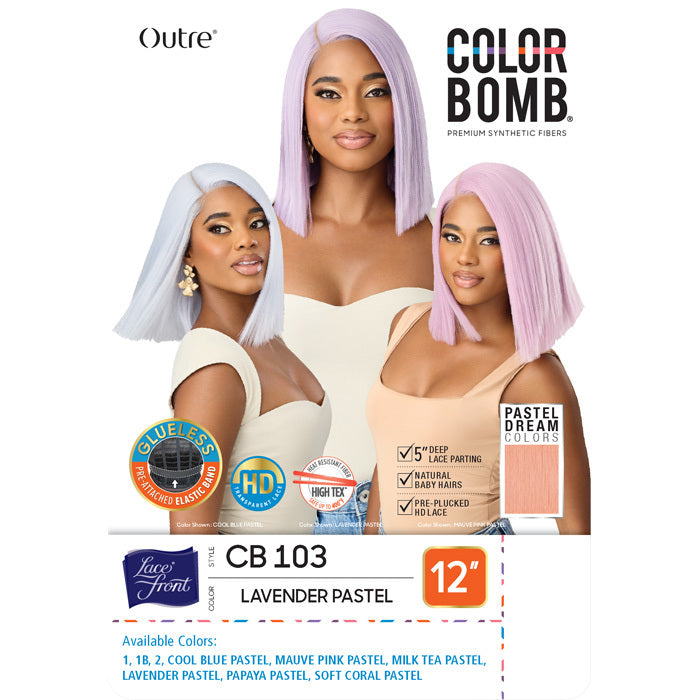 Outre Color Bomb Glueless 5" HD Deep Lace Part Wig - CB 103