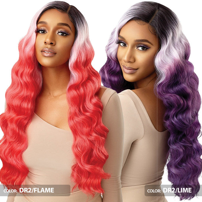 Outre Color Bomb HD Transparent Lace Front Wig - CELESTINE