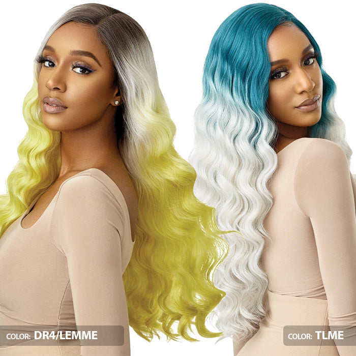 Outre Color Bomb HD Transparent Lace Front Wig - CELESTINE
