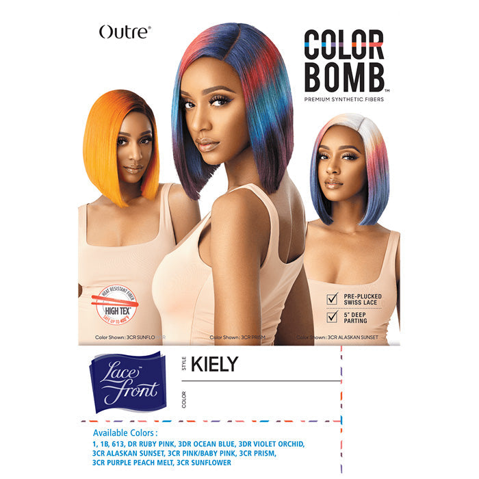 Outre Color Bomb L-Part Pre-Plucked Swiss Lace 5" Deep Part Wig - KIELY