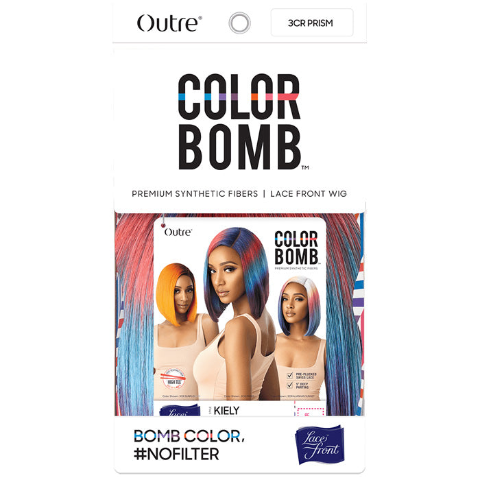 Outre Color Bomb L-Part Pre-Plucked Swiss Lace 5" Deep Part Wig - KIELY