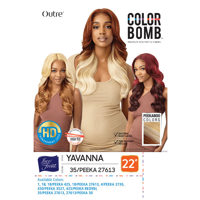 Outre Color Bomb HD Lace Front Wig - YAVANNA