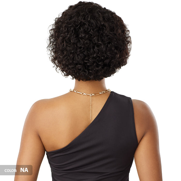 Outre My Tresses Black Label Glueless 100% Unprocessed Human Hair 13x4 HD Lace Front Wig - HH-VIRGIN DEEP BOB 8"