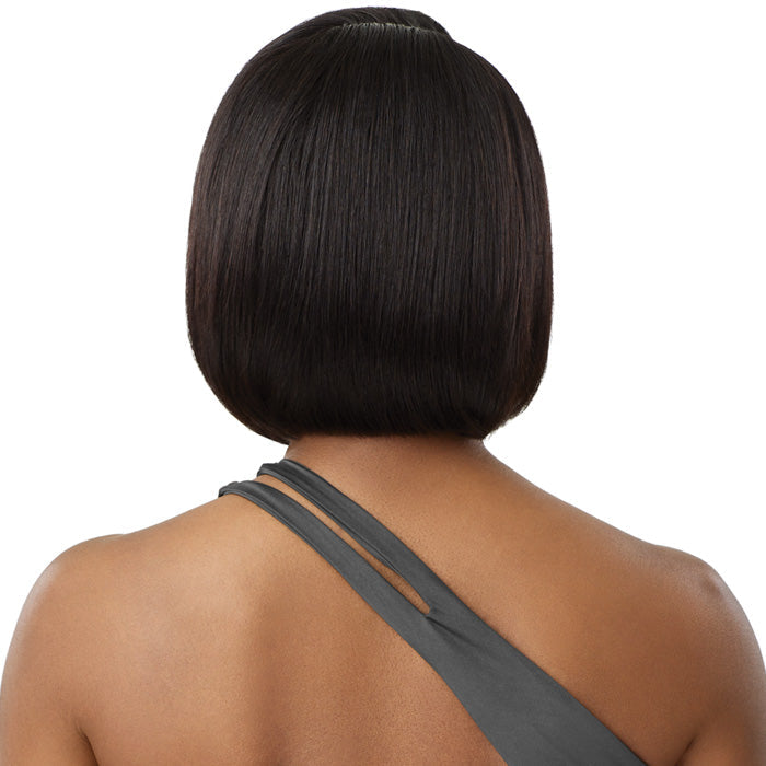 Outre My Tresses Black Label Premium 100% Unprocessed Human Hair HD 13x4 Lace Front Wig - HH-VIRGIN STRAIGHT BOB 10"